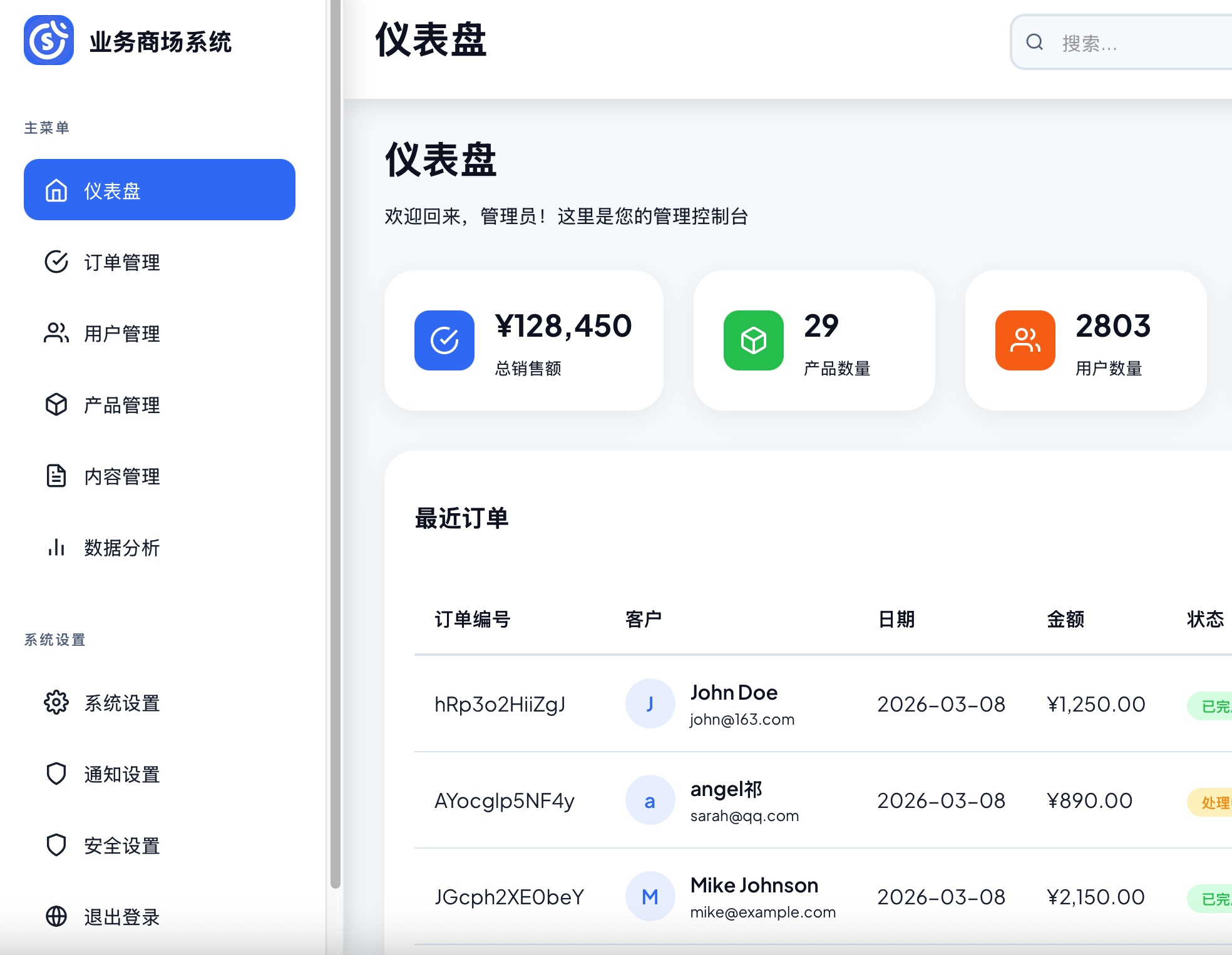 E-Commerce 电商平台